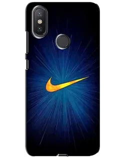 Чехол для Xiaomi Mi A2 Lite с картинкой «Синий пульс Nike» Чехол для Xiaomi Mi A2 Lite с картинкой «Синий пульс Nike»
