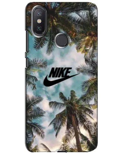 Чехол для Xiaomi Mi A2 Lite с картинкой «Тропический принт Nike» Чехол для Xiaomi Mi A2 Lite с картинкой «Тропический принт Nike»
