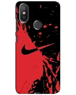 Чехол для Xiaomi Mi A2 Lite с картинкой «Красные брызги Nike» Чехол для Xiaomi Mi A2 Lite с картинкой «Красные брызги Nike»