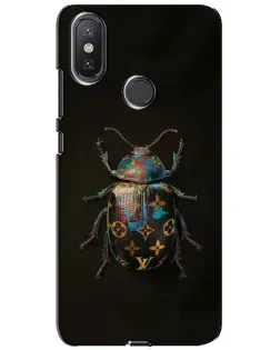 Чехол для Xiaomi Mi A2 Lite с картинкой «LV — мраморный принт»