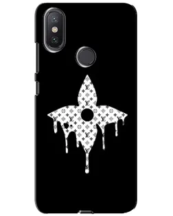 Чехол для Xiaomi Mi A2 Lite с картинкой «Цветочная монограмма»