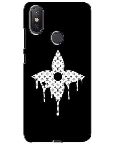 Чехол для Xiaomi Mi A2 Lite с картинкой «Цветочная монограмма»