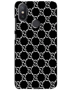 Чехол для Xiaomi Mi A2 Lite с картинкой «Gucci — сетчатый паттерн»