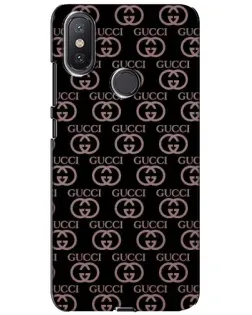 Чехол для Xiaomi Mi A2 Lite с картинкой «Классическая монограмма Gucci»