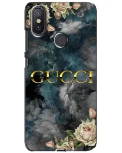 Чехол для Xiaomi Mi A2 Lite с картинкой «Абстрактные цветы Gucci»