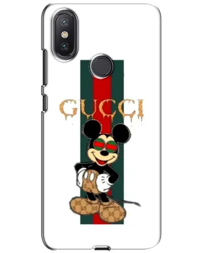 Чехол для Xiaomi Mi A2 Lite с картинкой «Микки Маус Gucci — полосы» Чехол для Xiaomi Mi A2 Lite с картинкой «Микки Маус Gucci — полосы»