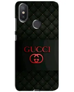Чехол для Xiaomi Mi A2 Lite с картинкой «Gucci — стеганый черный»