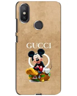 Чехол для Xiaomi Mi A2 Lite с картинкой «Микки Маус Gucci — крафт»