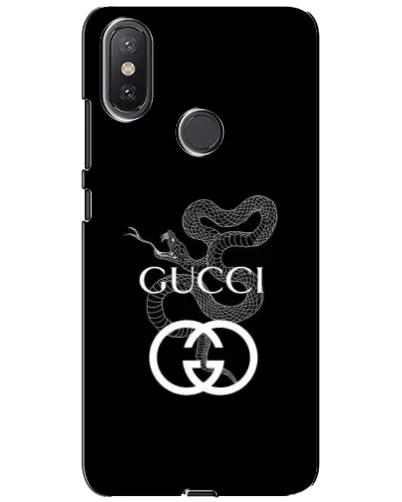 Чехол для Xiaomi Mi A2 Lite с картинкой «Gucci — серебряная змея» Чехол для Xiaomi Mi A2 Lite с картинкой «Gucci — серебряная змея»