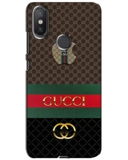 Чехол для Xiaomi Mi A2 Lite с картинкой «Gucci — брендированный десерт»