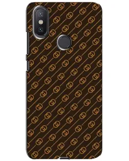 Чехол для Xiaomi Mi A2 Lite с картинкой «Gucci — золотые диагонали»