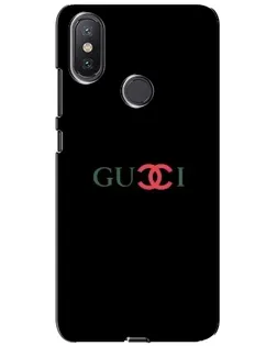Чехол для Xiaomi Mi A2 Lite с картинкой «Gucci — красный градиент»