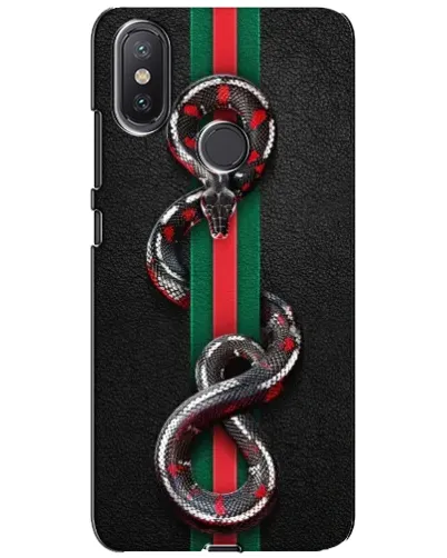 Чехол для Xiaomi Mi A2 Lite с картинкой «Gucci — змея на полосе» Чехол для Xiaomi Mi A2 Lite с картинкой «Gucci — змея на полосе»