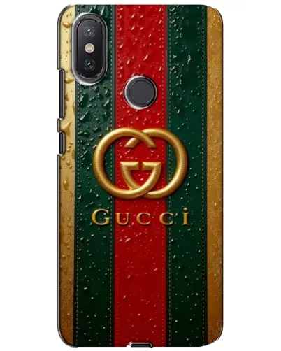 Чехол для Xiaomi Mi A2 Lite с картинкой «Gucci — фирменная полоса и золото» Чехол для Xiaomi Mi A2 Lite с картинкой «Gucci — фирменная полоса и золото»