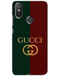 Чехол для Xiaomi Mi A2 Lite с картинкой «Gucci — темно-зеленый градиент»