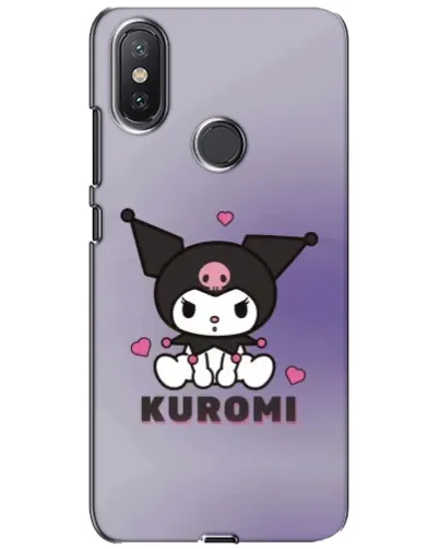 Чехол для Xiaomi Mi A2 Lite с картинкой «Kuromi — фиолетовый арт»