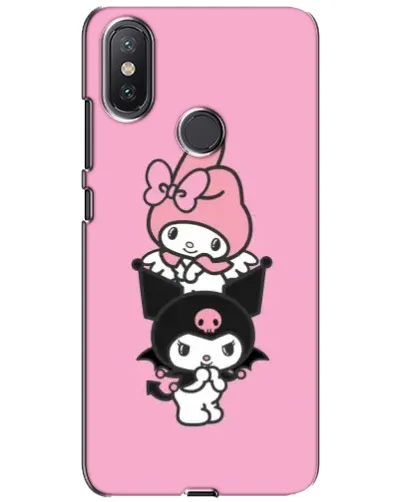Чехол для Xiaomi Mi A2 Lite с картинкой «My Melody и Kuromi»
