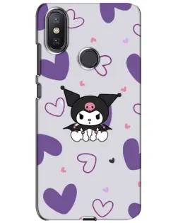 Чехол для Xiaomi Mi A2 Lite с картинкой «Kuromi и лавандовые сердца»