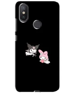 Чехол для Xiaomi Mi A2 Lite с картинкой «My Melody и Kuromi»