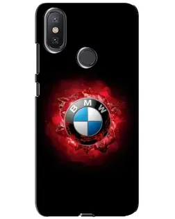Чохол для Xiaomi Mi A2 Lite з картинкою «Логотип BMW — спалах»