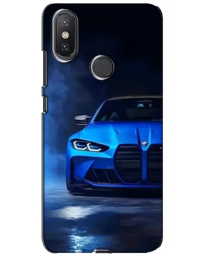 Чехол для Xiaomi Mi A2 Lite с картинкой «Голубая BMW M4» Чехол для Xiaomi Mi A2 Lite с картинкой «Голубая BMW M4»