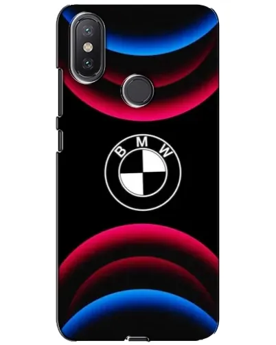 Чехол для Xiaomi Mi A2 Lite с картинкой «Логотип BMW и неоновые дуги» Чехол для Xiaomi Mi A2 Lite с картинкой «Логотип BMW и неоновые дуги»