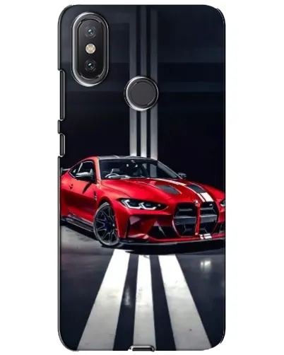 Чехол для Xiaomi Mi A2 Lite с картинкой «Красная BMW на дороге» Чехол для Xiaomi Mi A2 Lite с картинкой «Красная BMW на дороге»