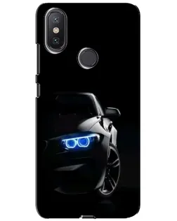 Чохол для Xiaomi Mi A2 Lite з картинкою «BMW — нічний погляд»