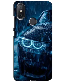 Чохол для Xiaomi Mi A2 Lite з картинкою «BMW під дощем»