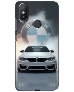 Чохол для Xiaomi Mi A2 Lite з картинкою «BMW в білому диму»