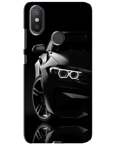 Чехол для Xiaomi Mi A2 Lite с картинкой «Черная BMW — профиль» Чехол для Xiaomi Mi A2 Lite с картинкой «Черная BMW — профиль»