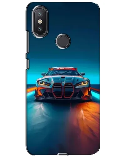 Чехол для Xiaomi Mi A2 Lite с картинкой «BMW — огни неона» Чехол для Xiaomi Mi A2 Lite с картинкой «BMW — огни неона»