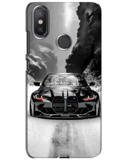 Чохол для Xiaomi Mi A2 Lite з картинкою «BMW — акварельний дрифт»
