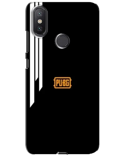 Чехол для Xiaomi Mi A2 Lite с картинкой «PUBG — вертикальные линии»