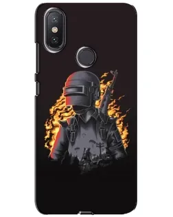 Чехол для Xiaomi Mi A2 Lite с картинкой «PUBG — огненный силуэт» Чехол для Xiaomi Mi A2 Lite с картинкой «PUBG — огненный силуэт»
