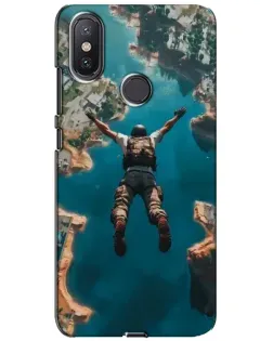 Чехол для Xiaomi Mi A2 Lite с картинкой «PUBG — свободное падение» Чехол для Xiaomi Mi A2 Lite с картинкой «PUBG — свободное падение»