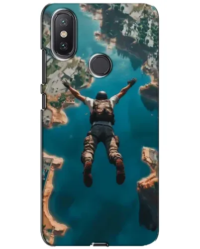 Чехол для Xiaomi Mi A2 Lite с картинкой «PUBG — свободное падение»