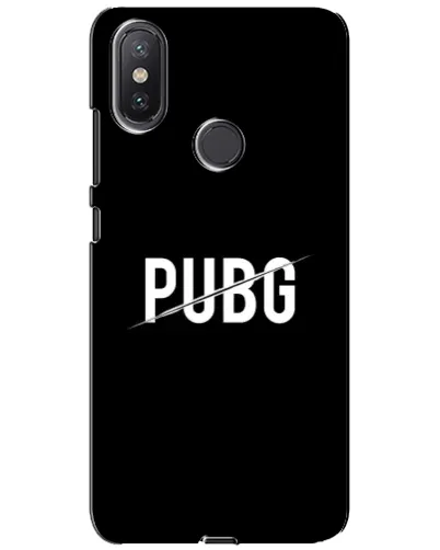 Чехол для Xiaomi Mi A2 Lite с картинкой «PUBG — белый логотип»