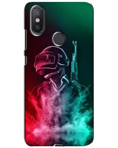 Чехол для Xiaomi Mi A2 Lite с картинкой «PUBG — огненный воин»
