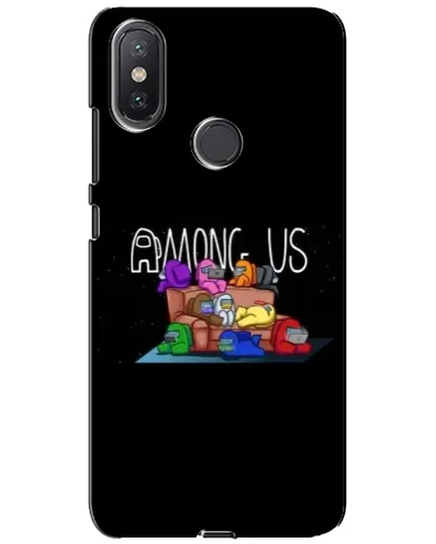 Чехол для Xiaomi Mi A2 Lite с картинкой «Логотип Among Us» Чехол для Xiaomi Mi A2 Lite с картинкой «Логотип Among Us»