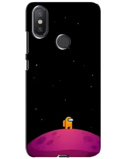 Чехол для Xiaomi Mi A2 Lite с картинкой «Одинокий герой на планете» Чехол для Xiaomi Mi A2 Lite с картинкой «Одинокий герой на планете»