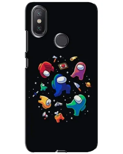 Чехол для Xiaomi Mi A2 Lite с картинкой «Among Us космос» Чехол для Xiaomi Mi A2 Lite с картинкой «Among Us космос»