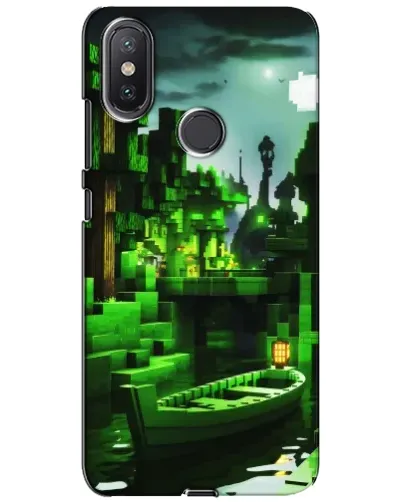 Чехол для Xiaomi Mi A2 Lite с картинкой «Minecraft лесной пейзаж» Чехол для Xiaomi Mi A2 Lite с картинкой «Minecraft лесной пейзаж»