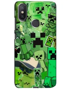 Чехол для Xiaomi Mi A2 Lite с картинкой «Криперы Minecraft» Чехол для Xiaomi Mi A2 Lite с картинкой «Криперы Minecraft»