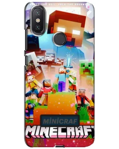 Чехол для Xiaomi Mi A2 Lite с картинкой «Minecraft герои игры» Чехол для Xiaomi Mi A2 Lite с картинкой «Minecraft герои игры»