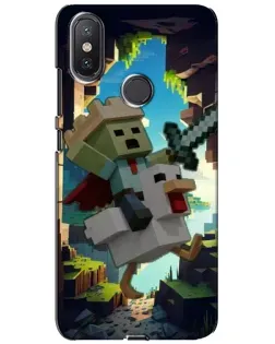 Чехол для Xiaomi Mi A2 Lite с картинкой «Стив и гусь» Чехол для Xiaomi Mi A2 Lite с картинкой «Стив и гусь»