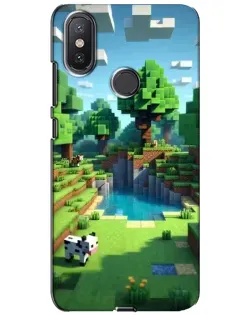 Чехол для Xiaomi Mi A2 Lite с картинкой «Minecraft летний день» Чехол для Xiaomi Mi A2 Lite с картинкой «Minecraft летний день»
