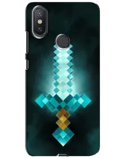 Чехол для Xiaomi Mi A2 Lite с картинкой «Алмазный меч неон» Чехол для Xiaomi Mi A2 Lite с картинкой «Алмазный меч неон»