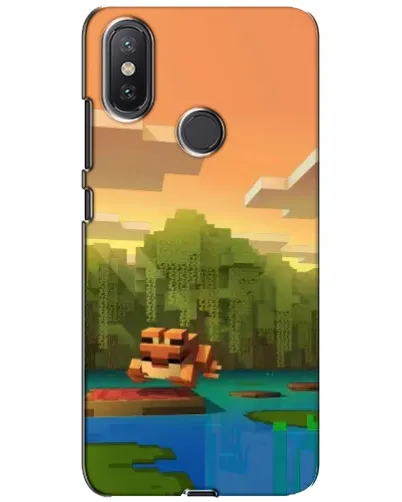 Чехол для Xiaomi Mi A2 Lite с картинкой «Майнкрафт закат солнца» Чехол для Xiaomi Mi A2 Lite с картинкой «Майнкрафт закат солнца»