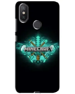 Чехол для Xiaomi Mi A2 Lite с картинкой «Minecraft Diamond лого» Чехол для Xiaomi Mi A2 Lite с картинкой «Minecraft Diamond лого»